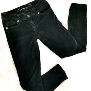 Seven7 Jeans Women's 6 Green Corduroy Skinny Jeans